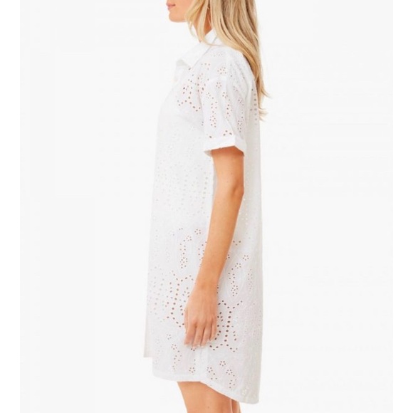 NWT Tuckernuck Provincial Eyelet Corsica Coverup XS - Picture 2 of 6